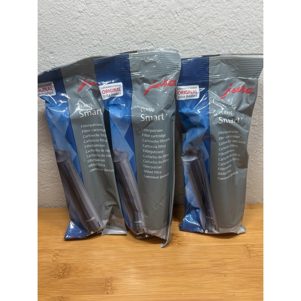 Set of 3 Jura Claris Smart+ Filter Cartridge 24232 - 202301 / New, Sealed
